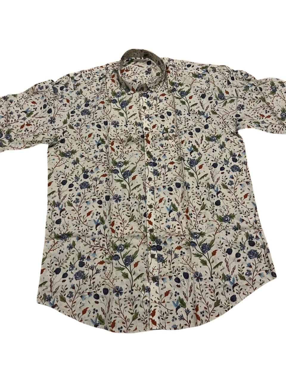 Southloom Jaipur Pure Cotton Block Printed Shirt for Men in Full Sleeve