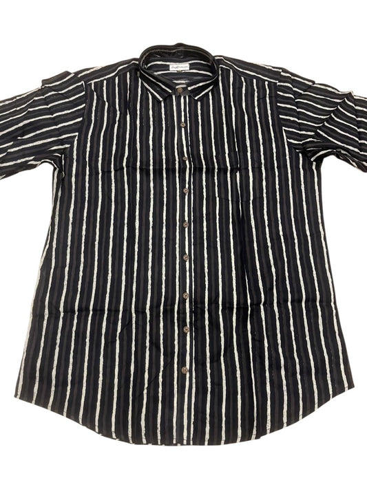 Southloom Jaipur Pure Cotton Block Printed Shirt for Men in Full Sleeve