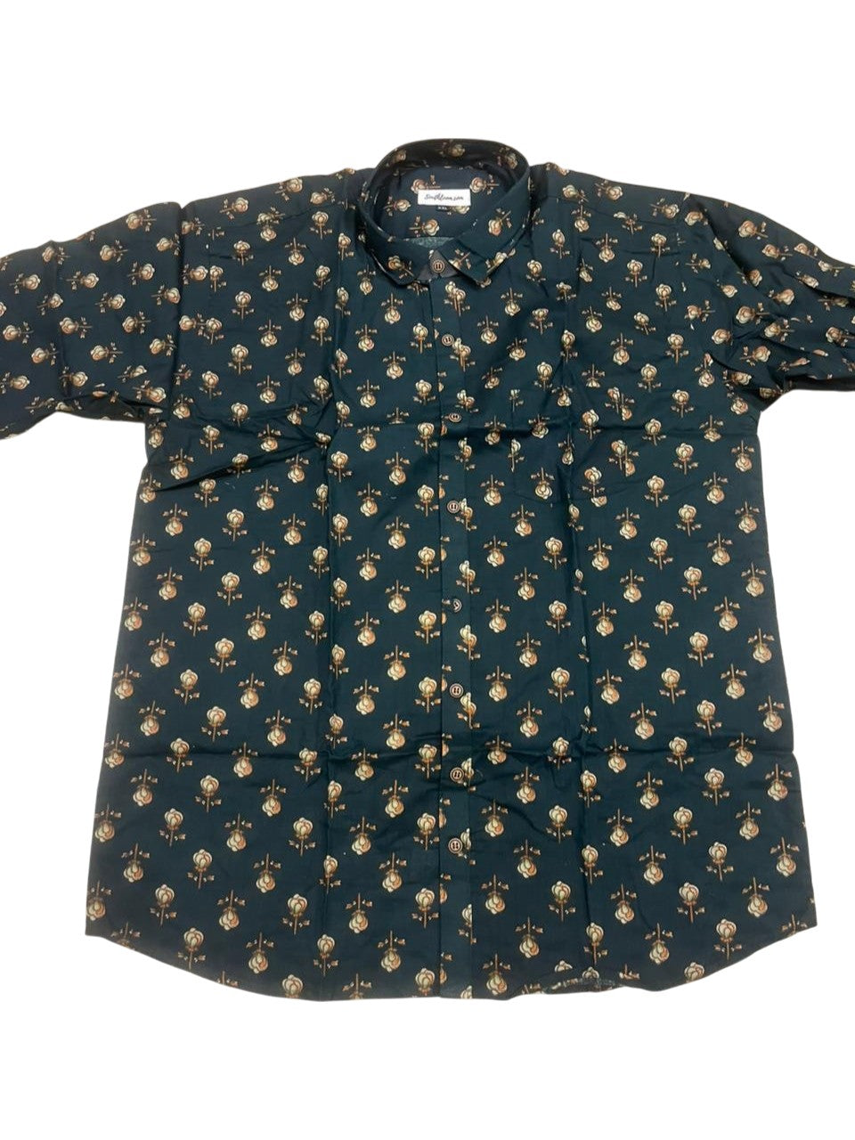 Southloom Jaipur Pure Cotton Block Printed Shirt for Men in Full Sleeve