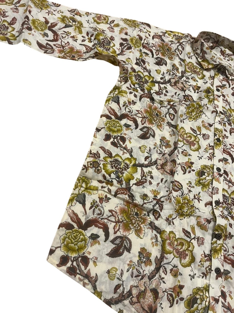 Southloom Jaipur Pure Cotton Block Printed Shirt for Men in Full Sleeve