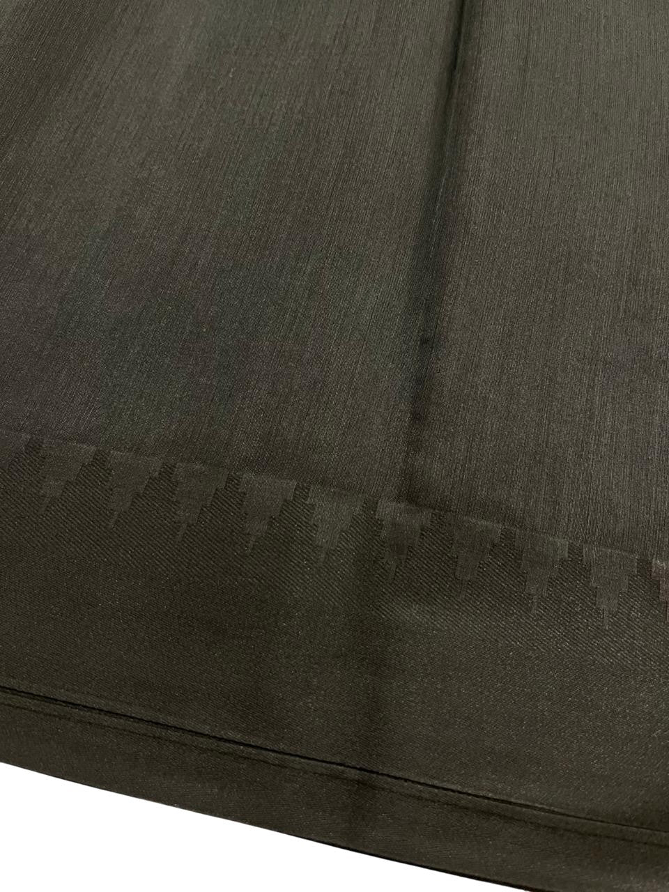Southloom Kerala Linen Cotton Saree With Temple Design on the Border of the Saree