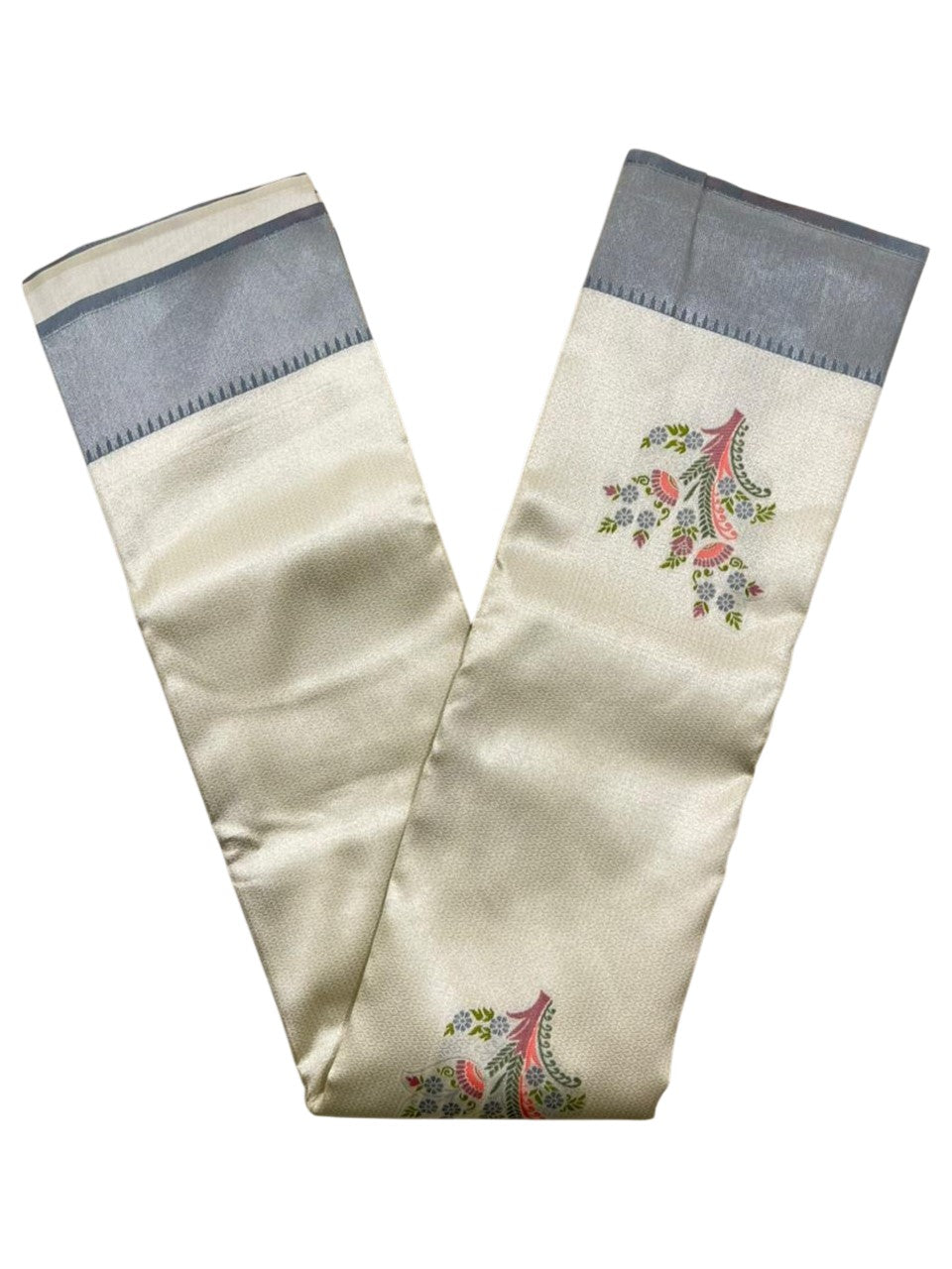 Southloom Kerala Tissue Silk With Butta Work On the Body