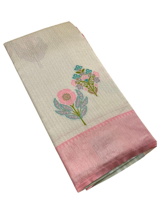 Southloom Kerala Tissue Silk With Butta Work On the Body