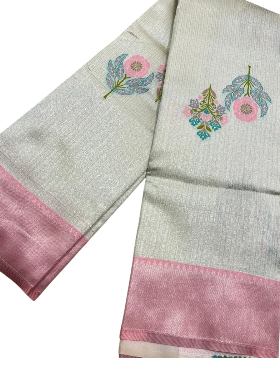 Southloom Kerala Tissue Silk With Butta Work On the Body