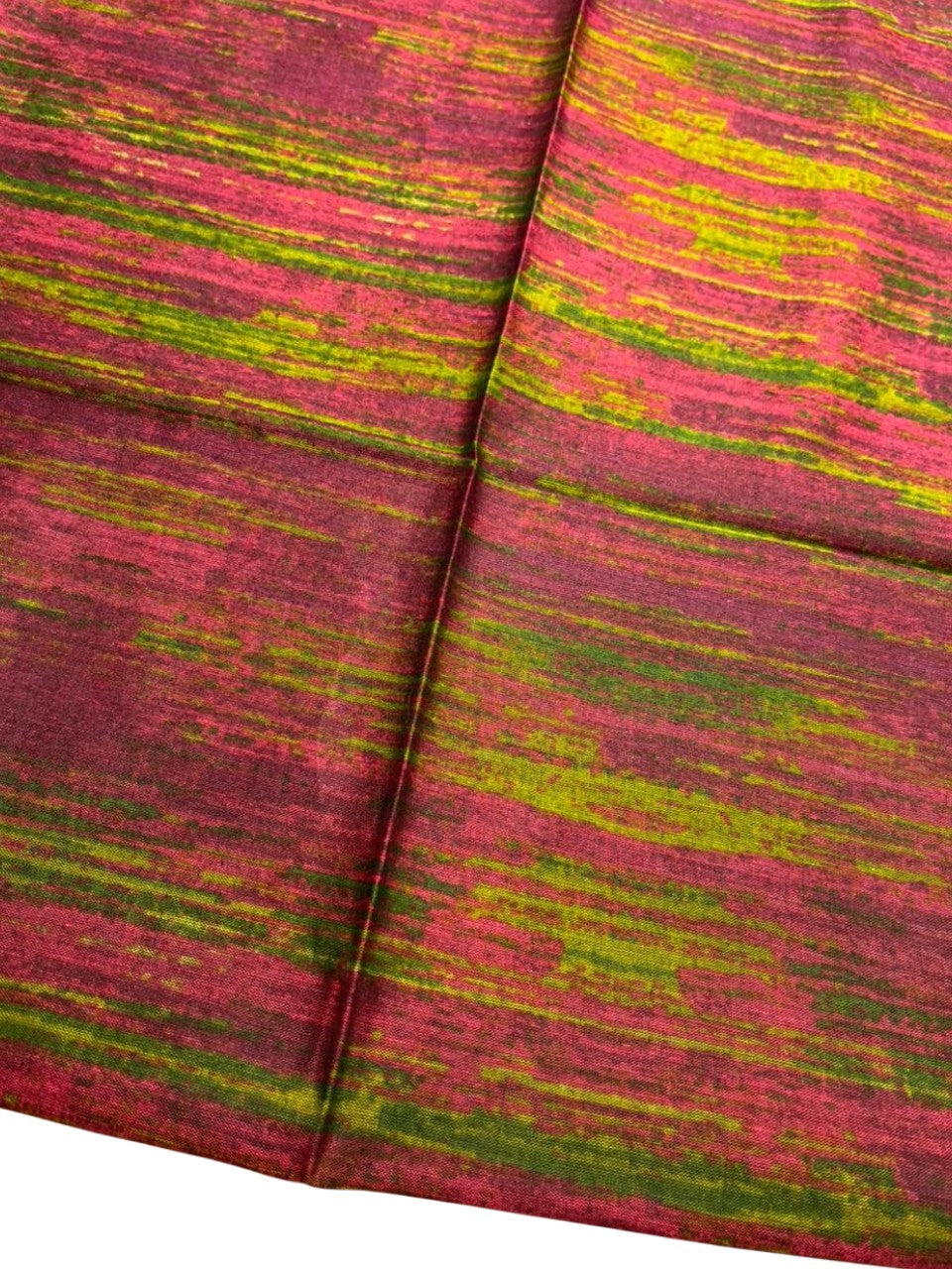 Southloom Muslin Cotton Saree With Floral Prints on the Body and Borders