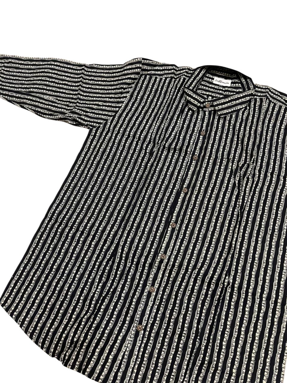 Southloom Jaipur Pure Cotton Block Printed Shirt for Men in Full Sleeve