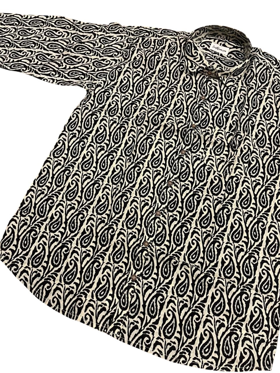 Southloom Jaipur Pure Cotton Block Printed Shirt for Men in Full Sleeve