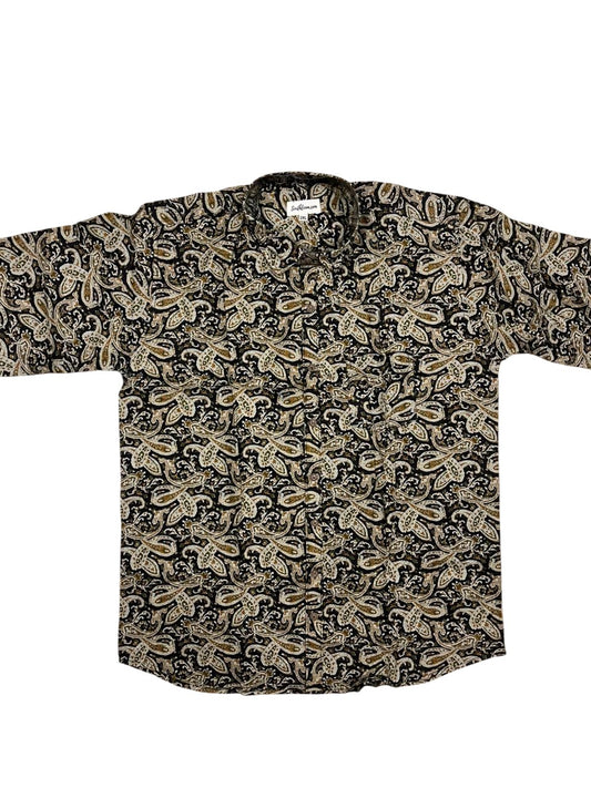 Southloom Jaipur Pure Cotton Block Printed Shirt for Men in Full Sleeve