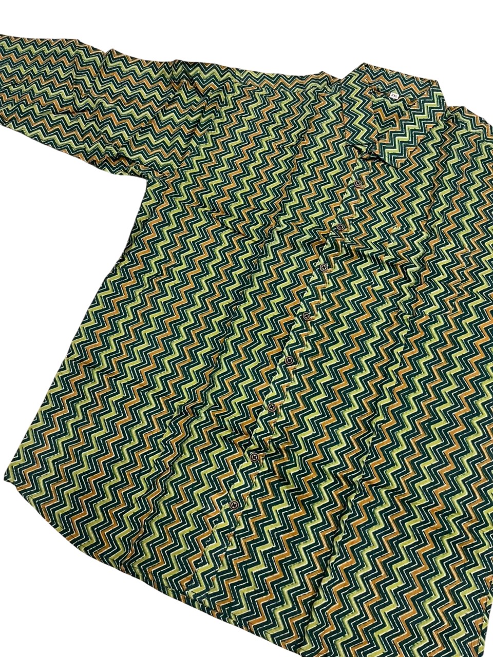 Southloom Jaipur Pure Cotton Block Printed Shirt for Men in Full Sleeve