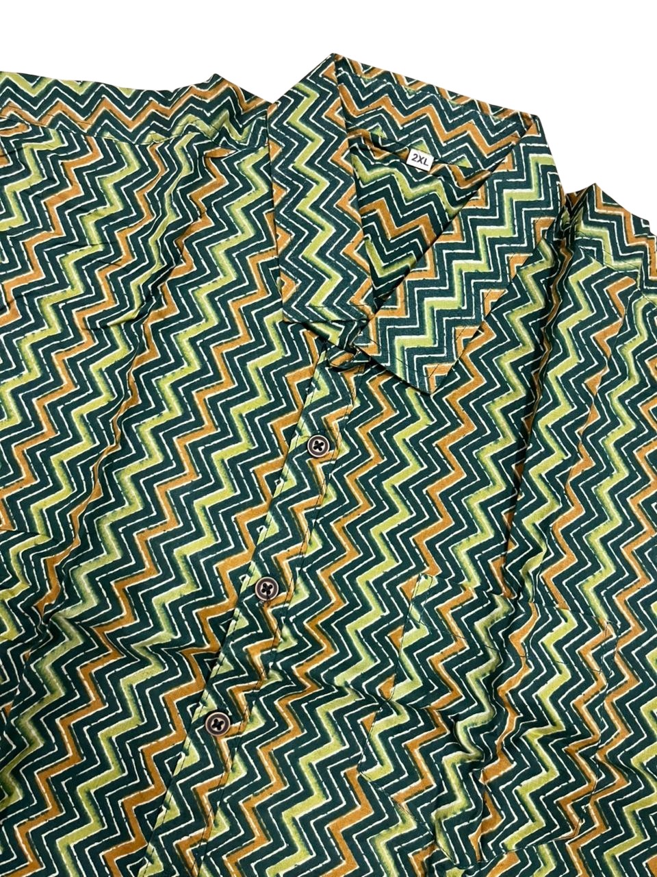 Southloom Jaipur Pure Cotton Block Printed Shirt for Men in Full Sleeve