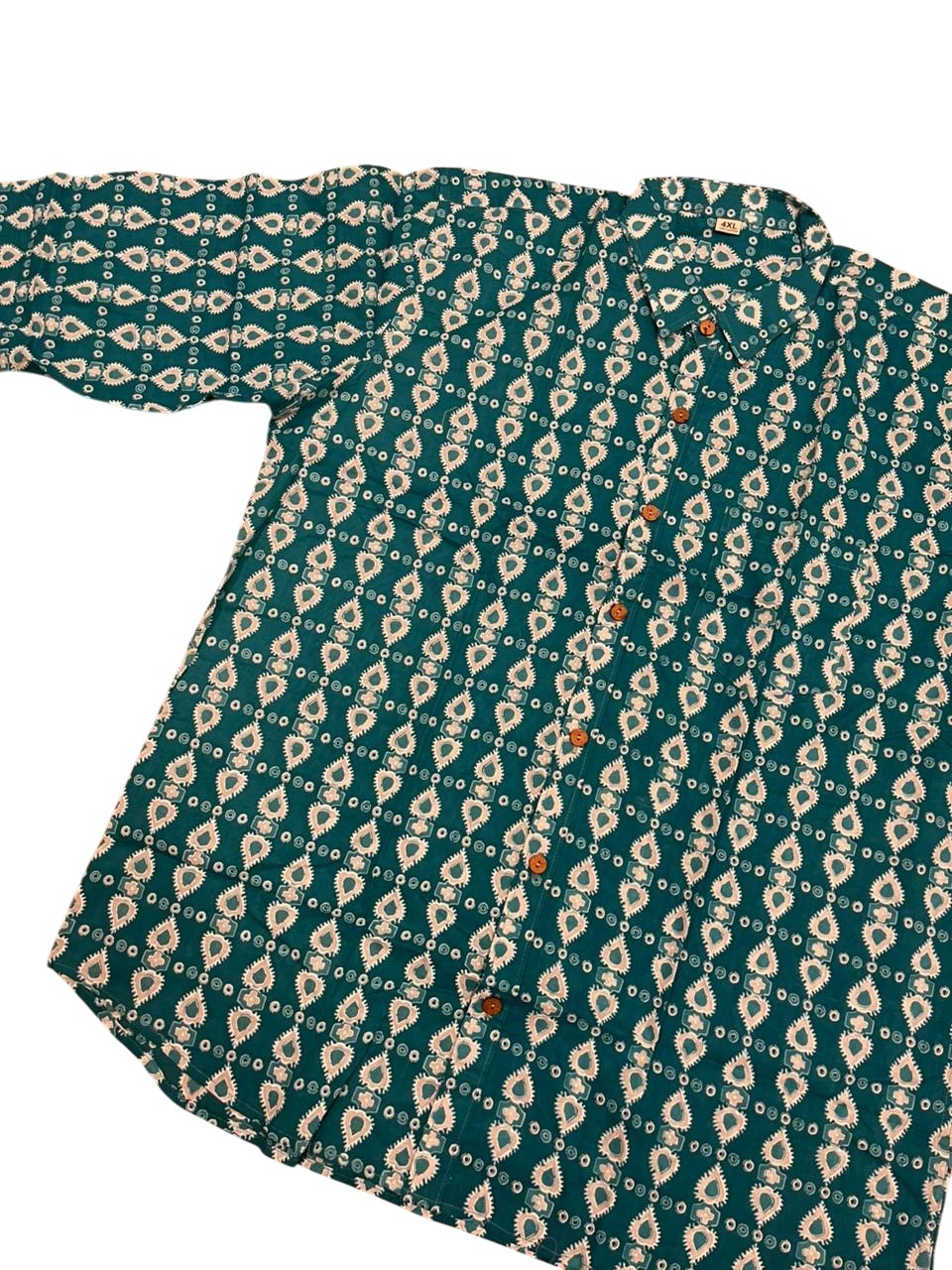 Southloom Jaipur Pure Cotton Block Printed Shirt for Men in Full Sleeve