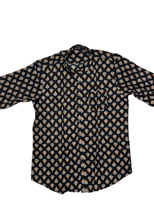 Southloom Jaipur Pure Cotton Block Printed Shirt for Men in Full Sleeve