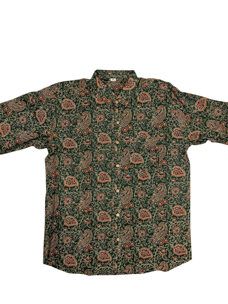 Southloom Jaipur Pure Cotton Block Printed Shirt for Men in Full Sleeve