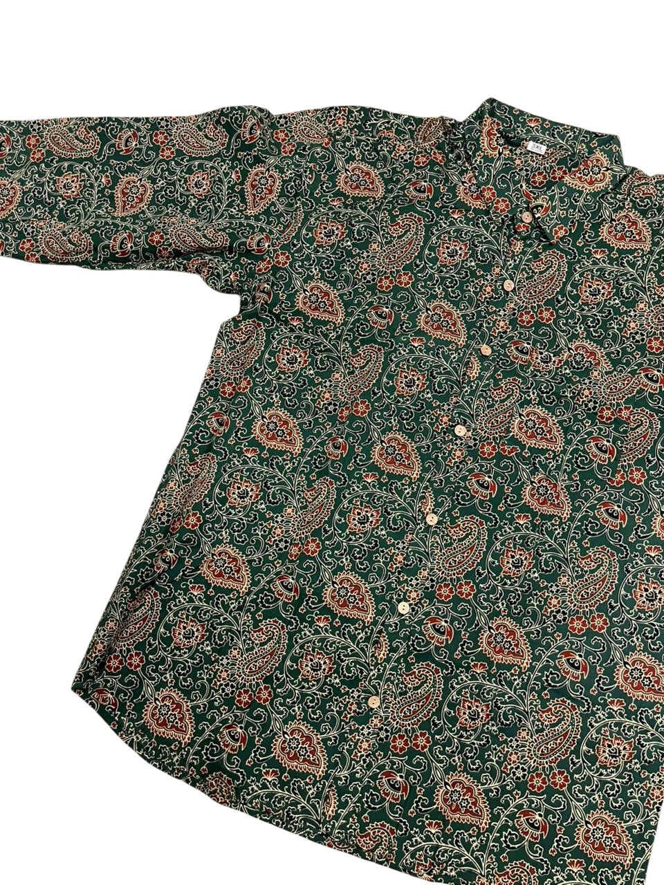 Southloom Jaipur Pure Cotton Block Printed Shirt for Men in Full Sleeve