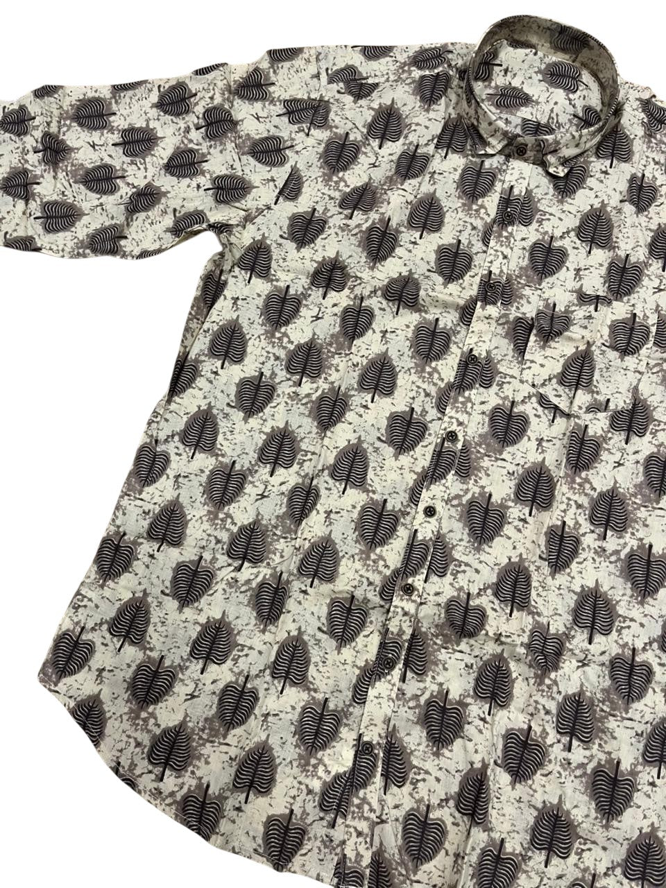 Southloom Jaipur Pure Cotton Block Printed Shirt for Men in Full Sleeve