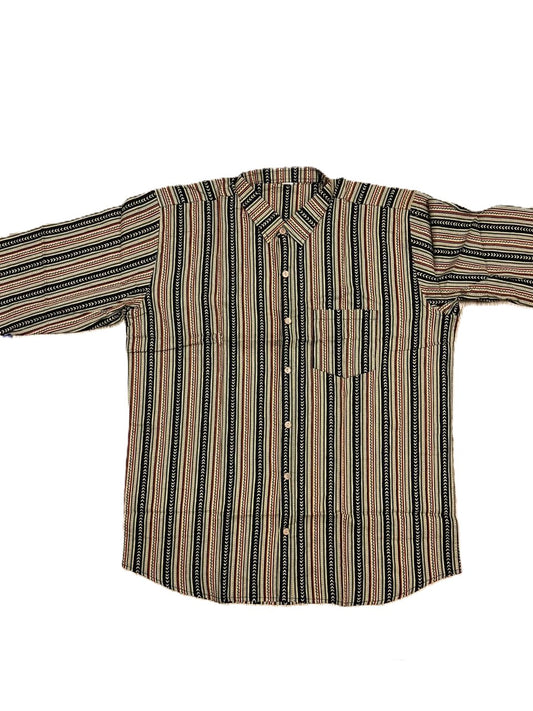 Southloom Jaipur Pure Cotton Block Printed Shirt for Men in Full Sleeve