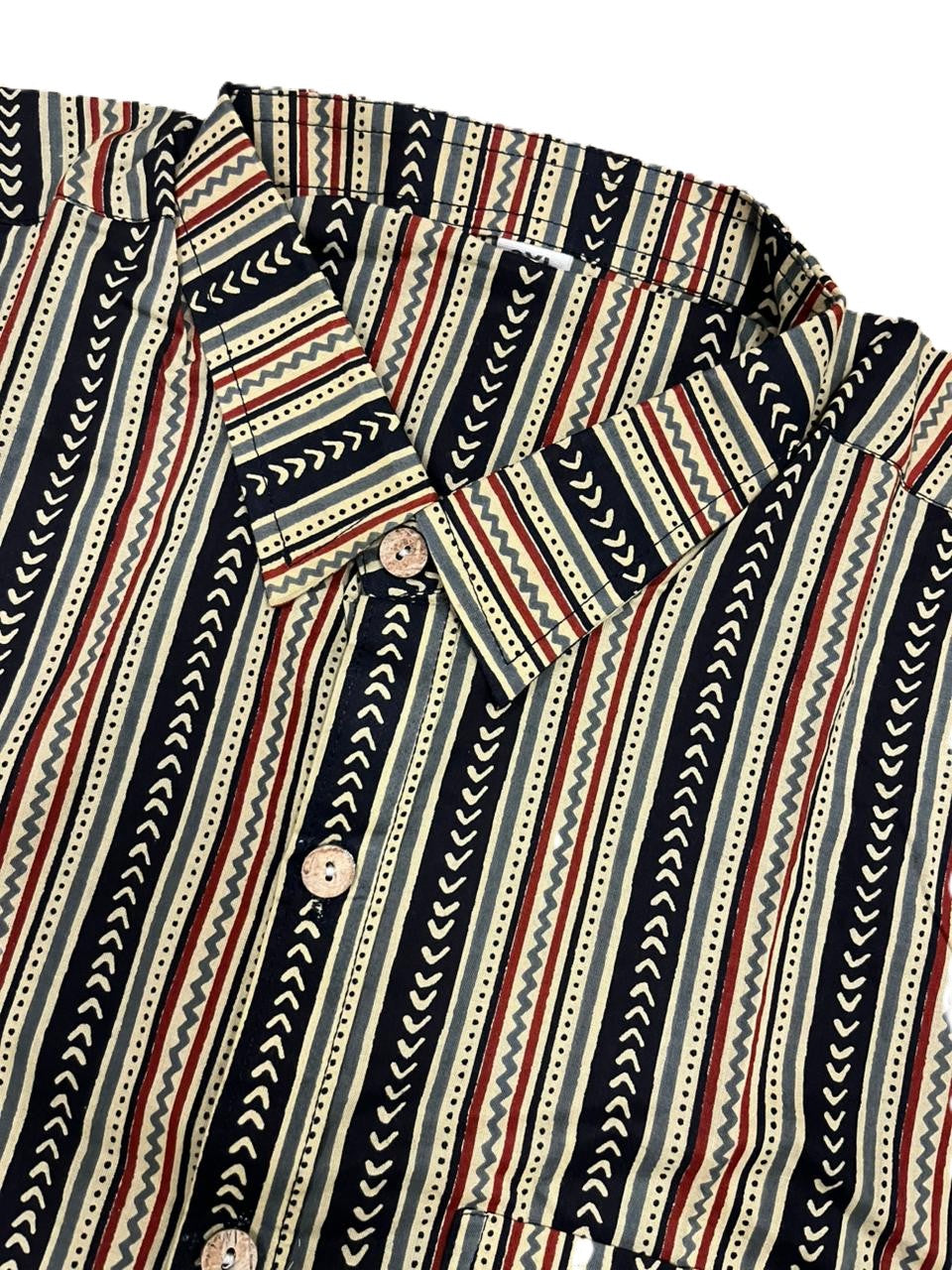 Southloom Jaipur Pure Cotton Block Printed Shirt for Men in Full Sleeve