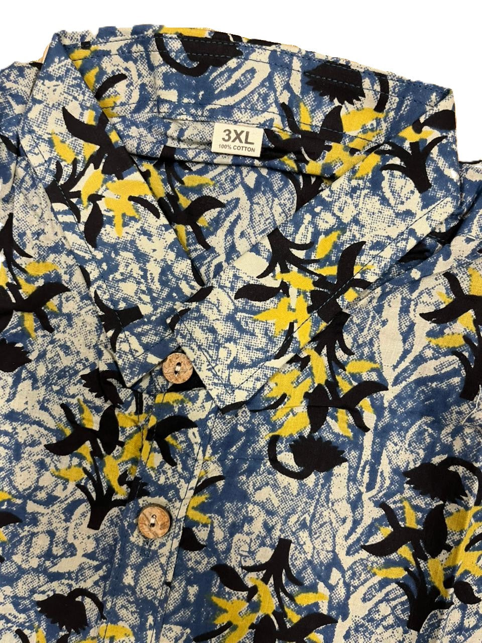 Southloom Jaipur Pure Cotton Block Printed Shirt for Men in Full Sleeve