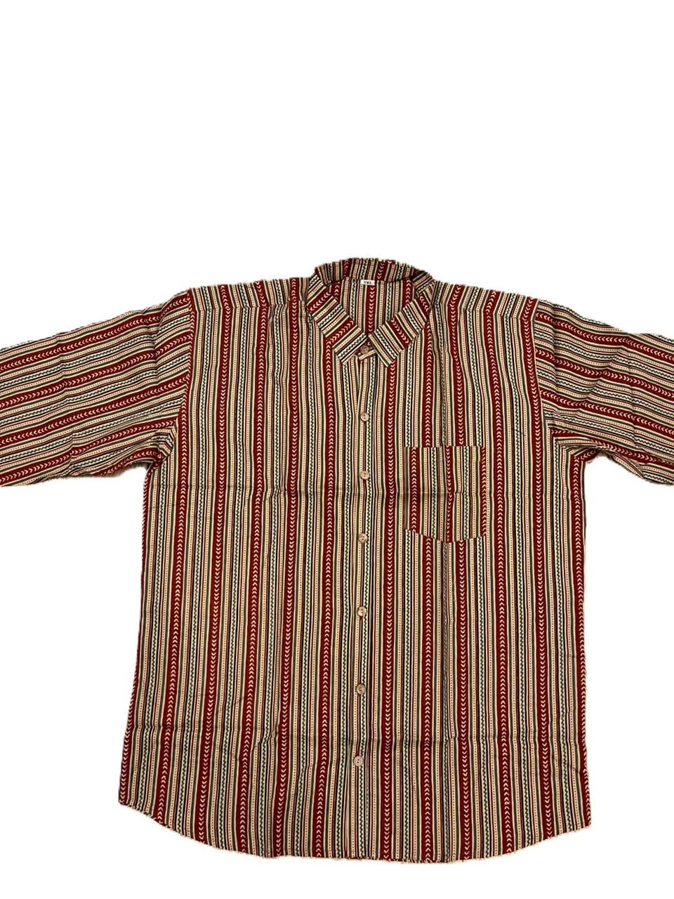 Southloom Jaipur Pure Cotton Block Printed Shirt for Men in Full Sleeve
