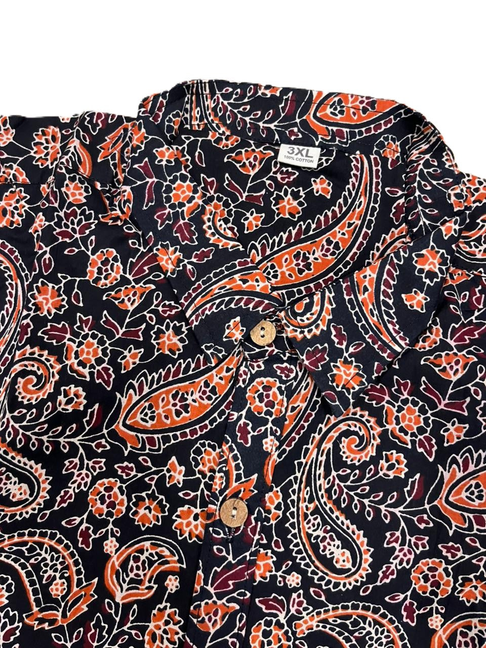 Southloom Jaipur Pure Cotton Block Printed Shirt for Men in Full Sleeve