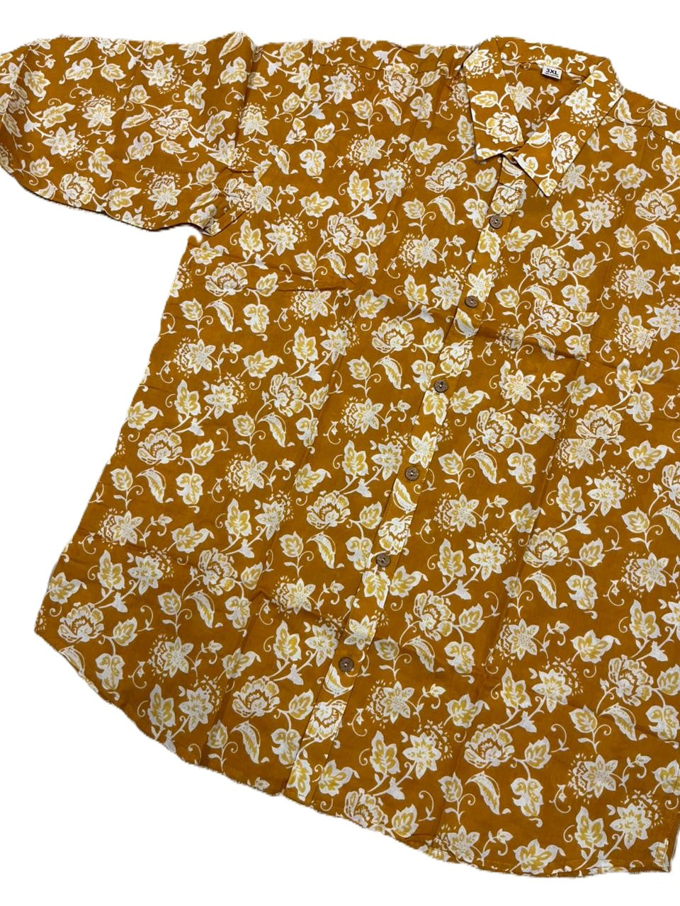 Southloom Jaipur Pure Cotton Block Printed Shirt for Men in Full Sleeve