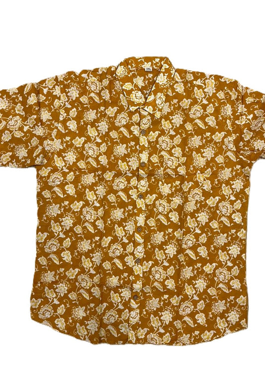 Southloom Jaipur Pure Cotton Block Printed Shirt for Men in Full Sleeve