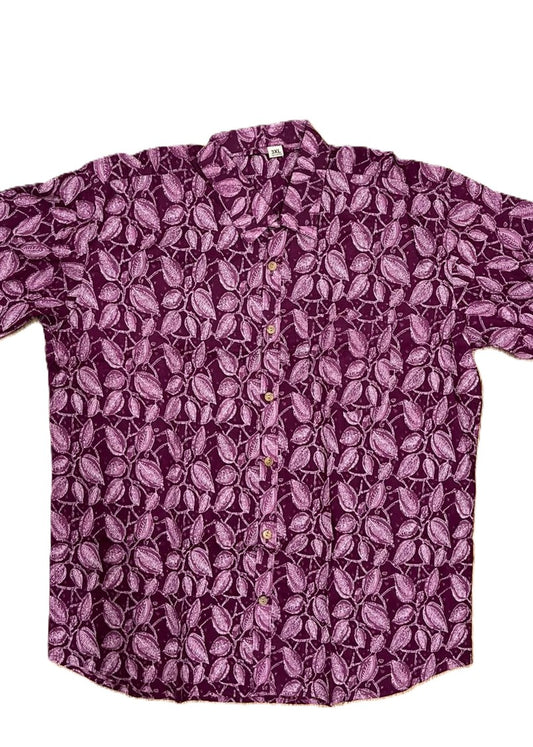 Southloom Jaipur Pure Cotton Block Printed Shirt for Men in Full Sleeve