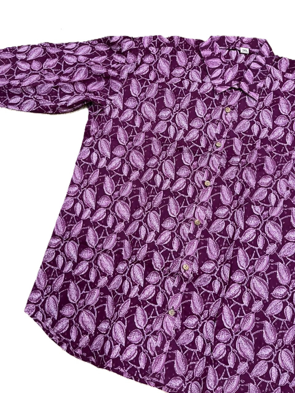 Southloom Jaipur Pure Cotton Block Printed Shirt for Men in Full Sleeve