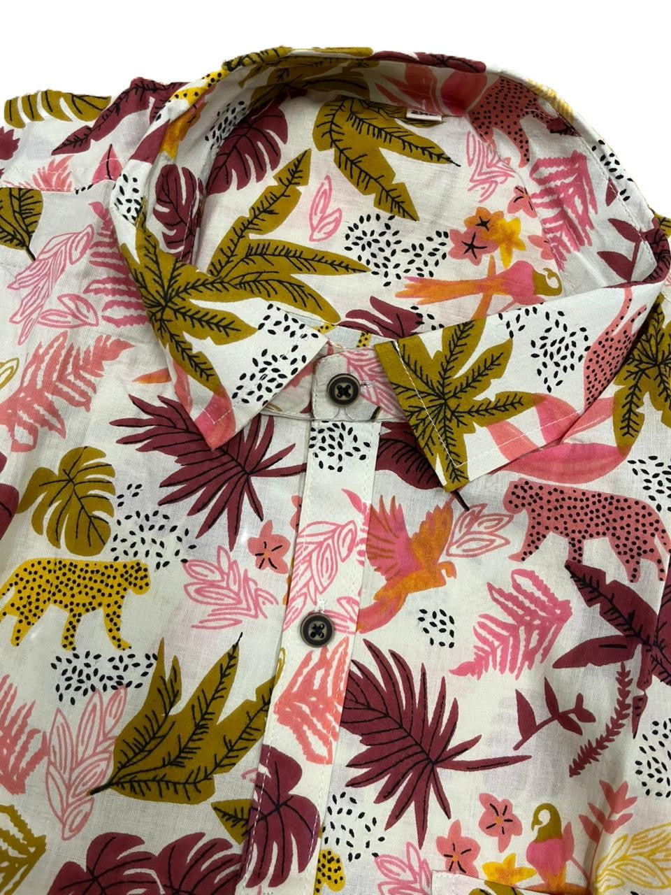 Southloom Jaipur Pure Cotton Block Printed Shirt for Men in Full Sleeve