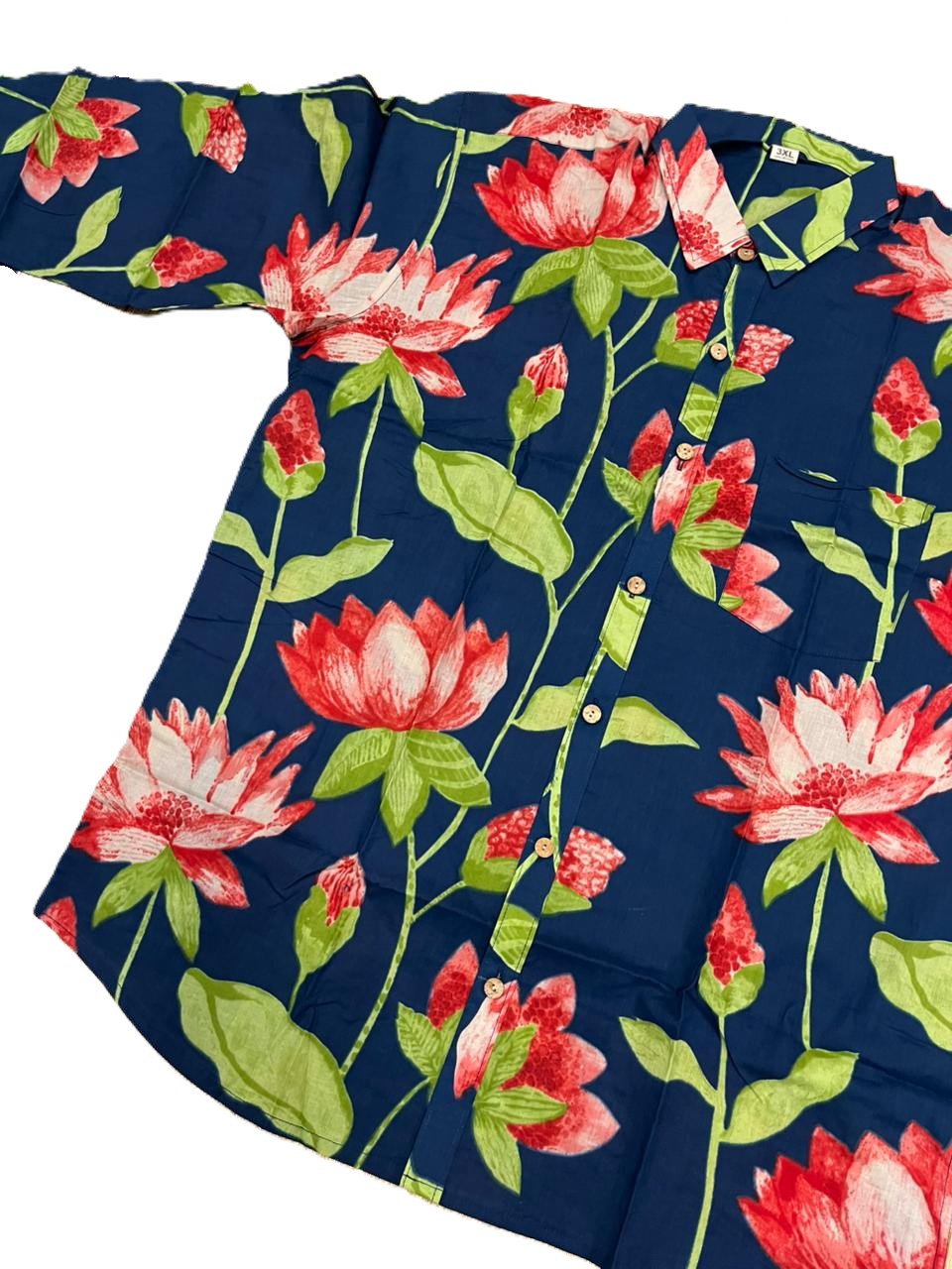 Southloom Jaipur Pure Cotton Block Printed Shirt for Men in Full Sleeve
