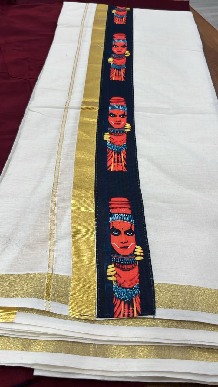 Cotton Silk Printed Men's Combo HS  (Shirt + Mund ) SL343 (Copy)