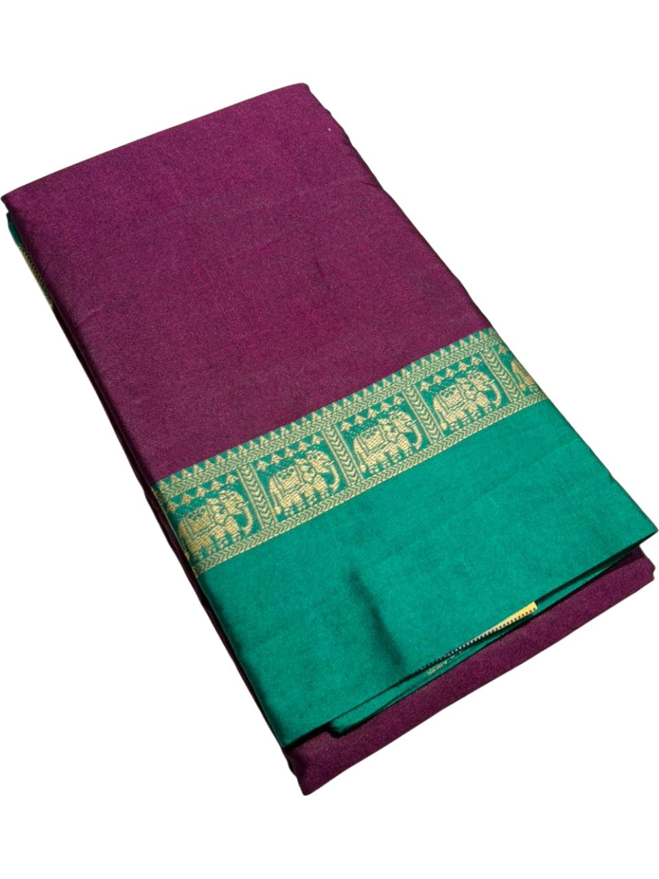 Southloom Kerala Semi Silk Narayan Pett Saree With Woven Work on the Boders With Purple