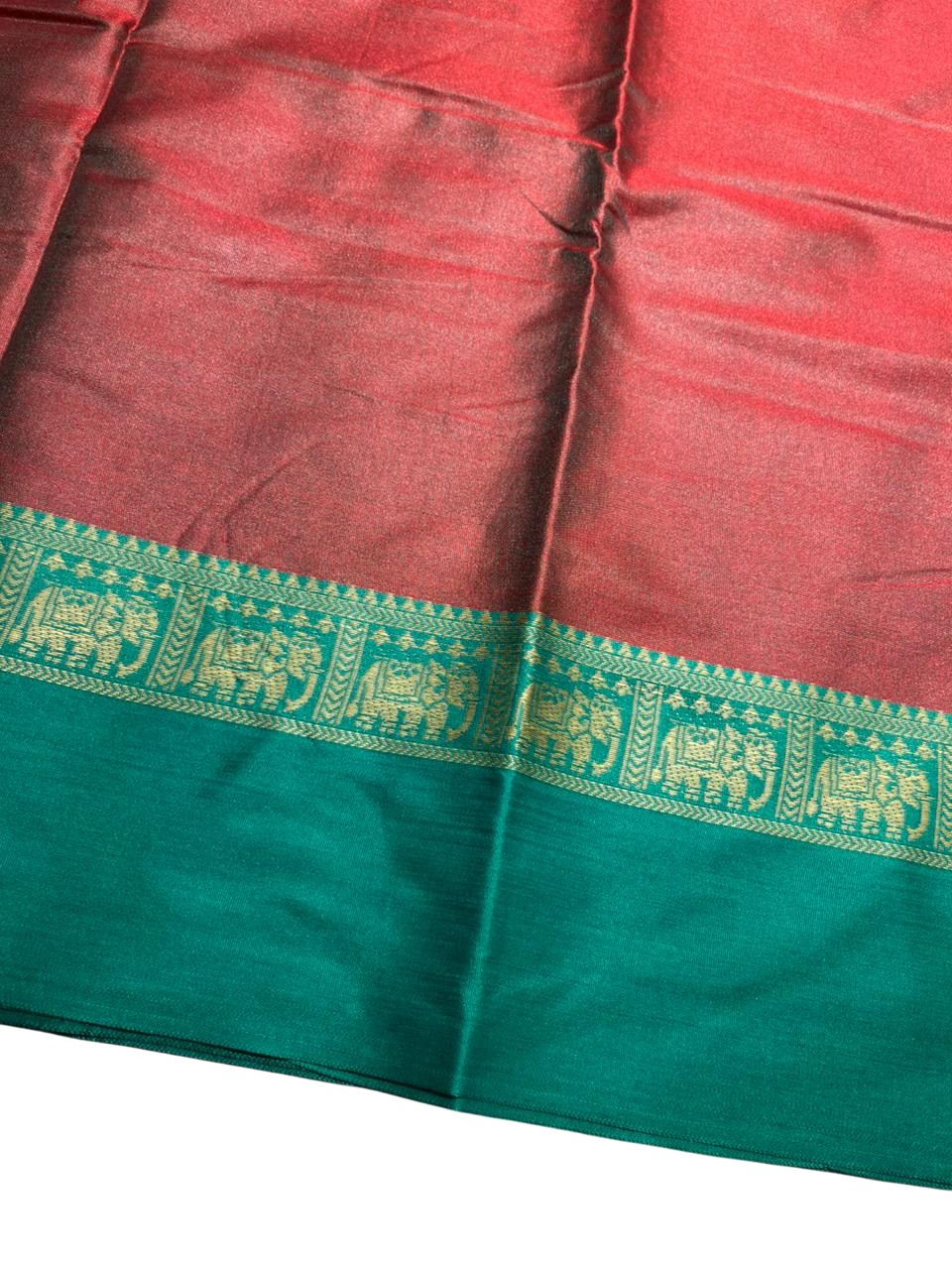 Southloom Kerala Semi Silk Narayan Pett Saree With Woven Work on the Boders With Maroon