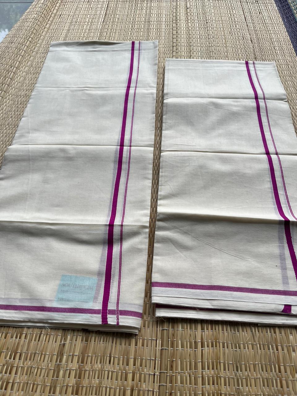 Southloom Puliyilakara Set Mundu (Vadamalli) 2.80 mtrs SL136