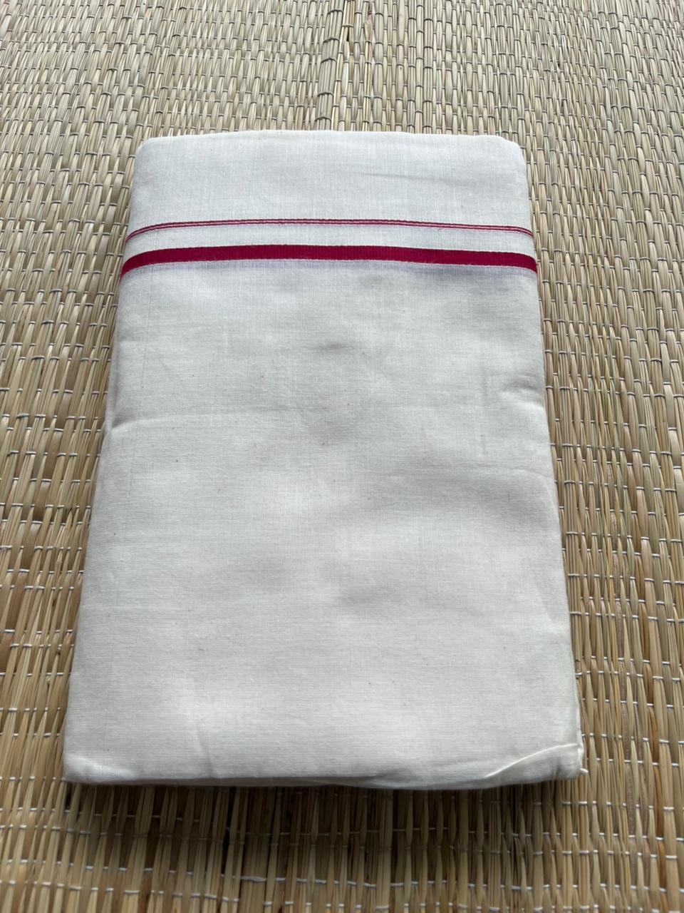 Southloom Puliyilakara Set Mundu (Maroon) 2.80 mtrs SL136 (Copy)