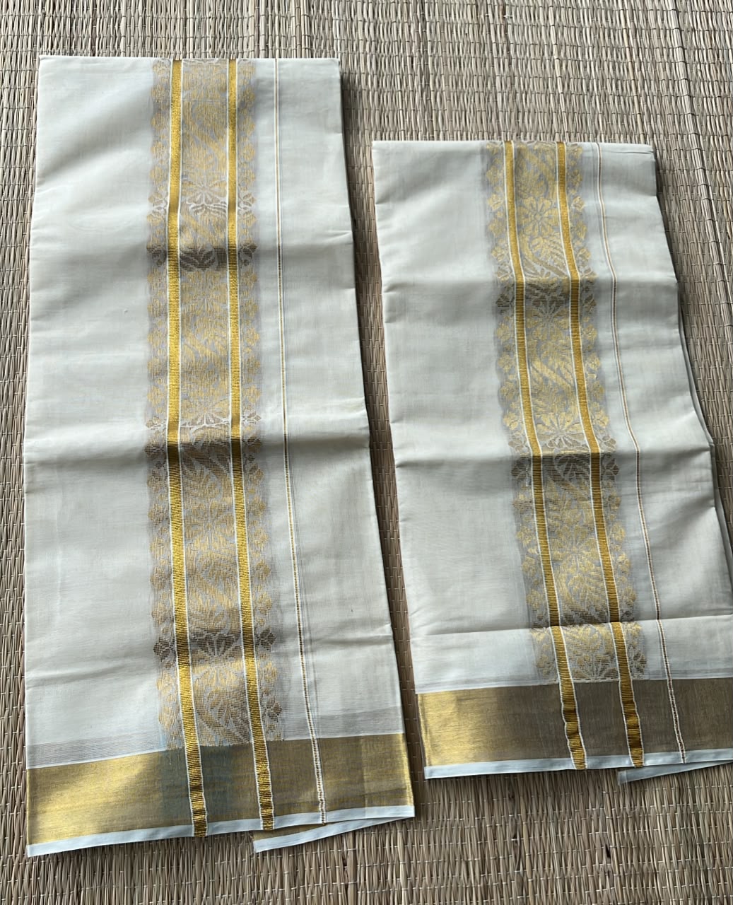 Kerala Cotton Single Set Mundu (2.80 mtrs) SL411