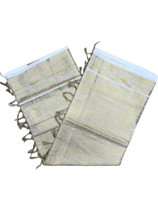 Southloom Kerala Pure Cotton Saree with Peacock Woven Work on Body SL441