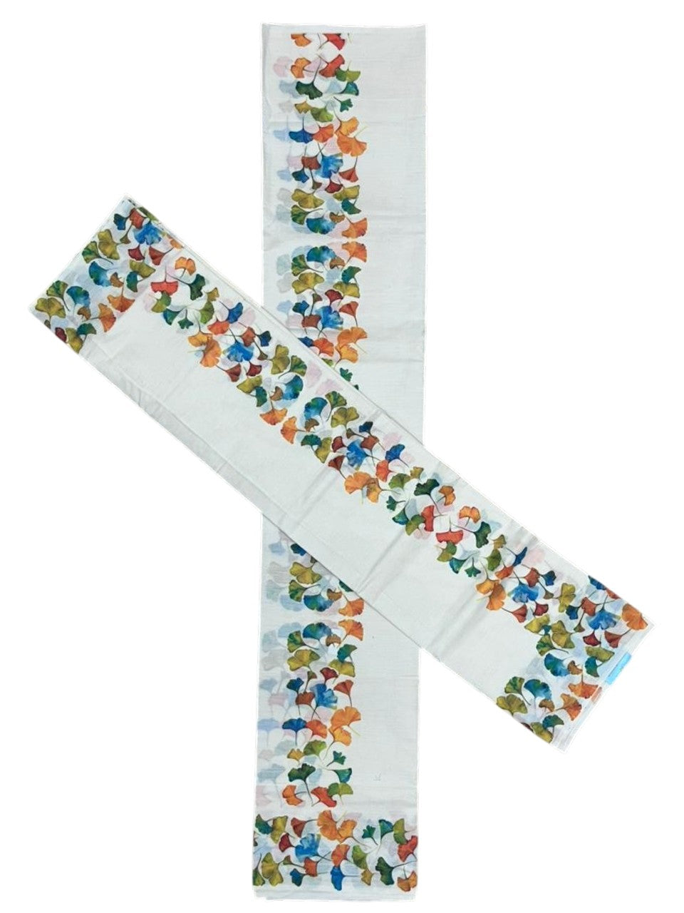 Southloom Cotton Single Set Mundu (Mundu Neriyathum) With Multicolour Leaf Digital Print 2.80 Mtrs SL439