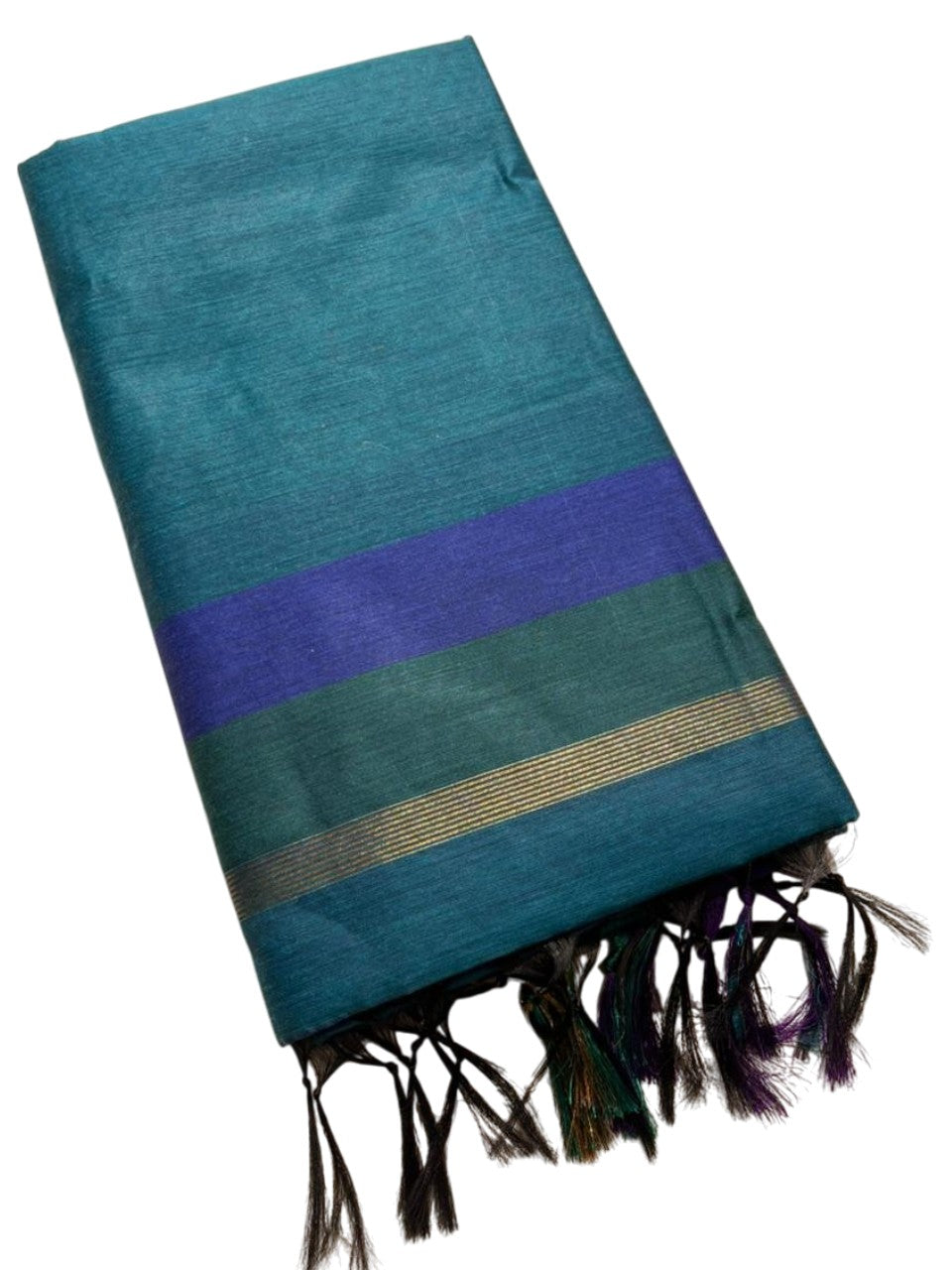 Southloom Maheshwari Cotton Saree With Temple Design on the Body and Borders SL471