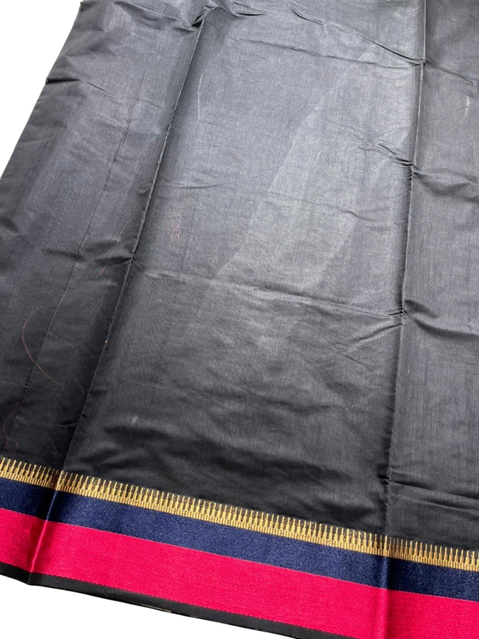 Southloom Maheshwari Cotton Saree With Temple Design on the Body and Borders SL471