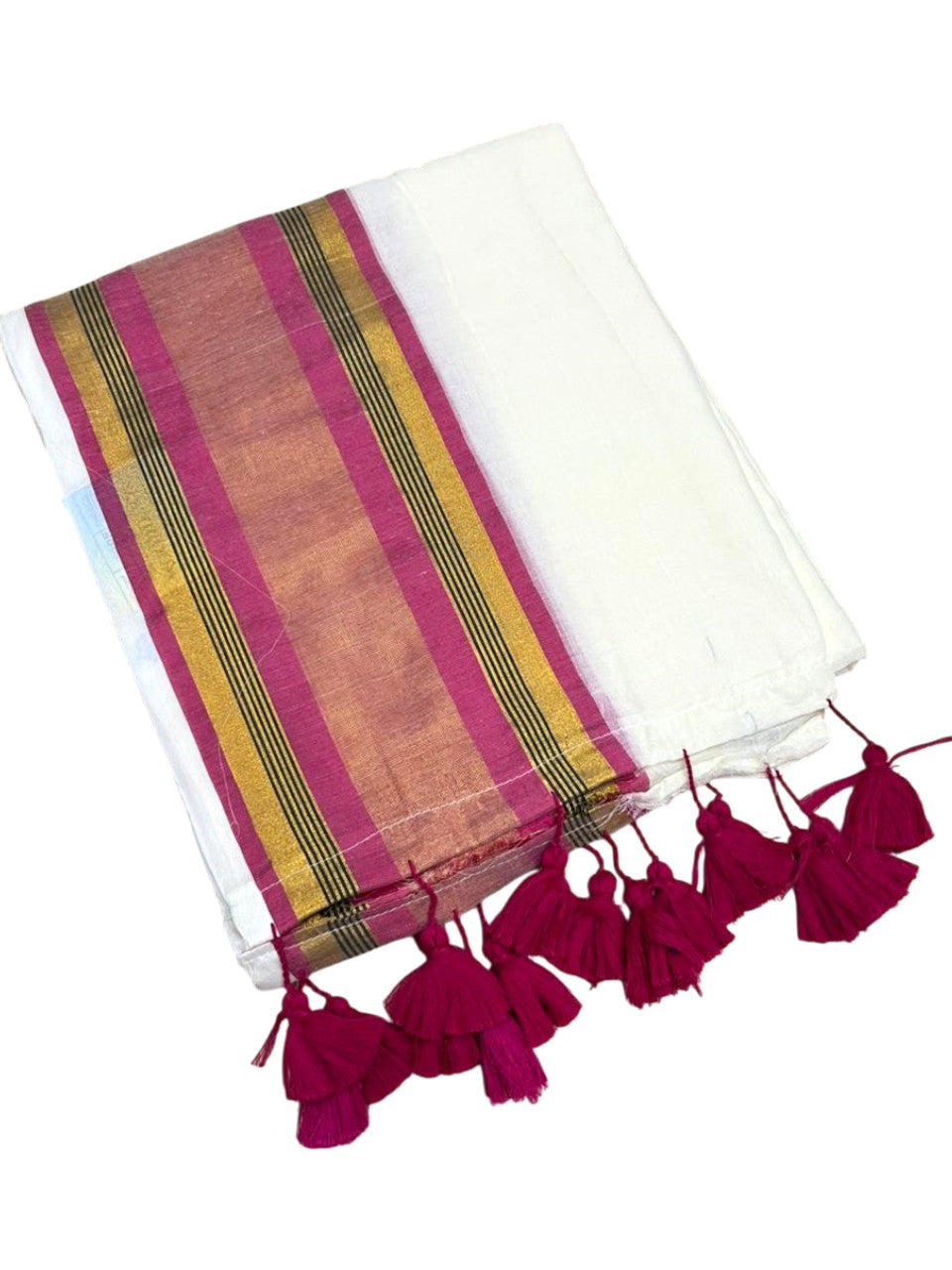 Southloom Mul Cotton 120 x 120 Soft Fabric Saree Multicolour SL215