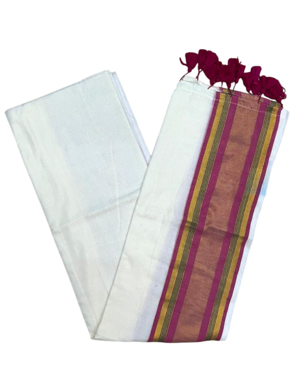 Southloom Mul Cotton 120 x 120 Soft Fabric Saree Multicolour SL215