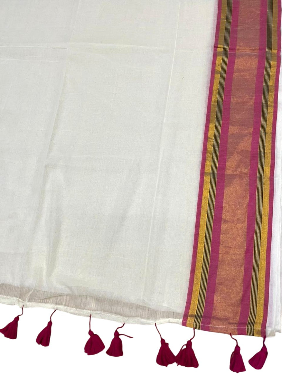 Southloom Mul Cotton 120 x 120 Soft Fabric Saree Multicolour SL215