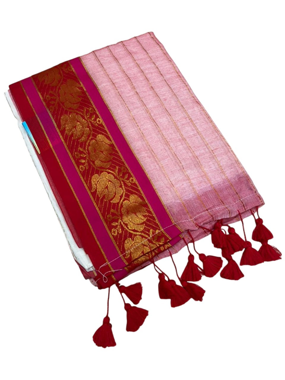 Southloom Mul Cotton 120 x 120 Soft Fabric Saree SL215