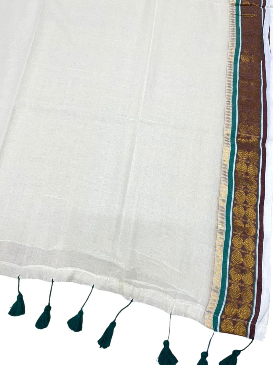 Southloom Mul Cotton 120 x 120 Soft Fabric Saree SL215
