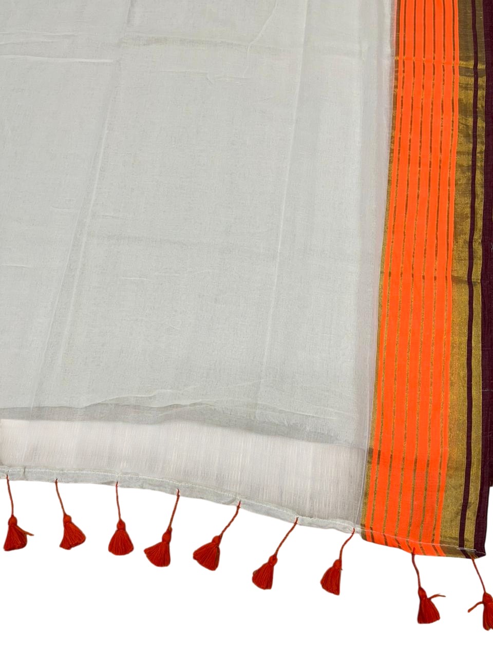 Southloom Mul Cotton 120 x 120 Soft Fabric Saree SL215