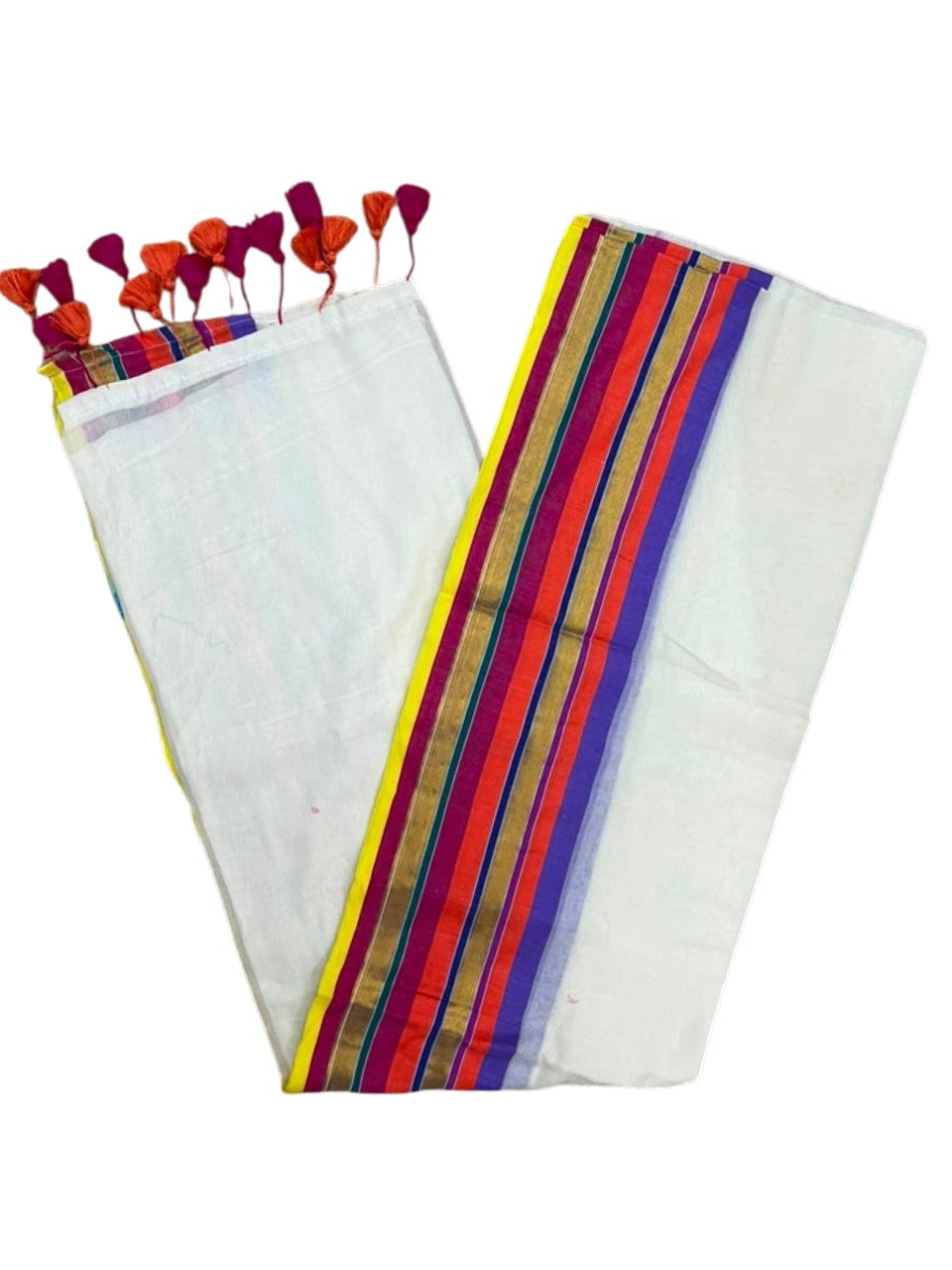 Southloom Mul Cotton 120 x 120 Soft Fabric Saree SL215