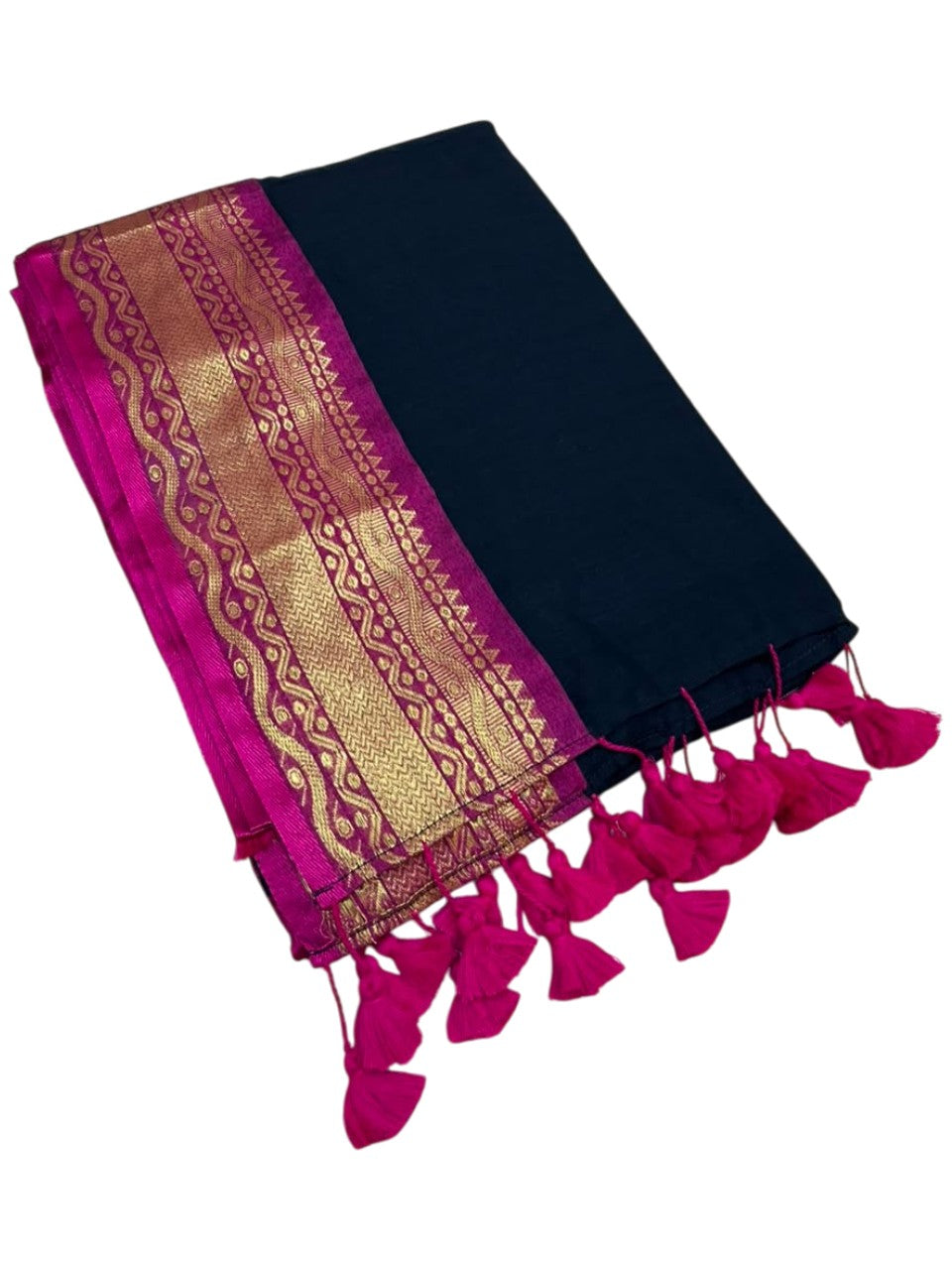 Southloom Mul Cotton 120 x 120 Soft Fabric Saree SL215