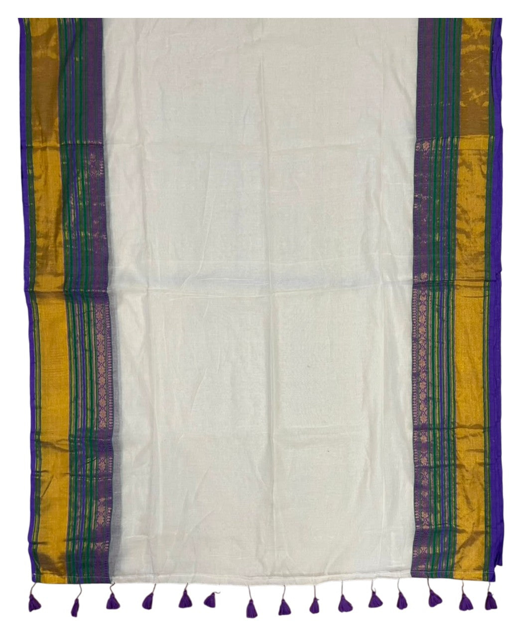 Southloom Mul Cotton 120 x 120 Soft Fabric Saree SL215
