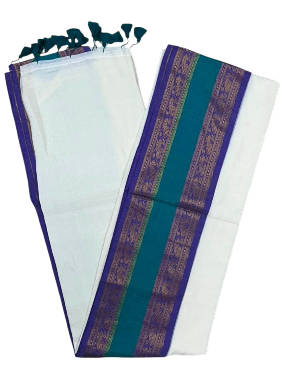 Southloom Mul Cotton 120 x 120 Soft Fabric Saree SL215